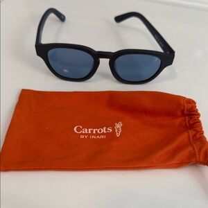Carrots by Inari Blue Sunglasses with Blue Lenses